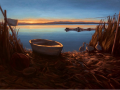 Sunrise - Lake Titicaca.png